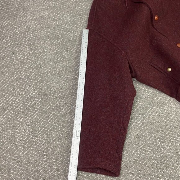 Vintage LL Bean Coat Jacket Mens Large Tall Red Hooded USA Blanket NWT Deadstock - Picture 13 of 16